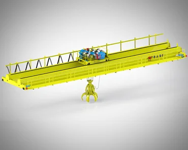 Automatic Garbage Grab Overhead Crane