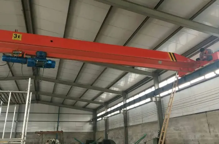 Single Beam Double Hoist Overhead Crane for sale